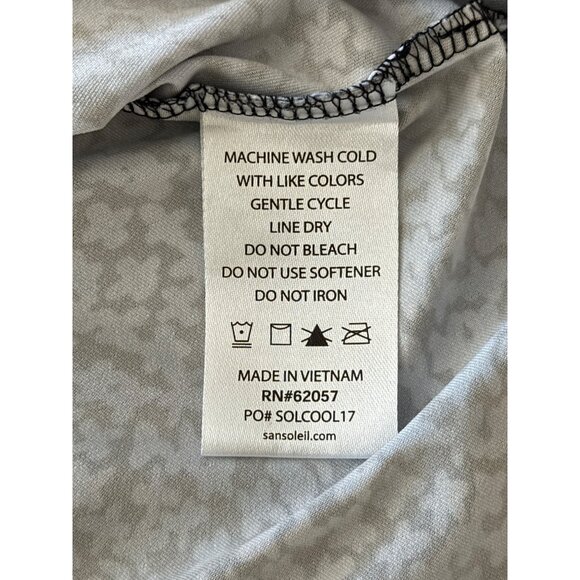 Sansoleil Women's XXL Top Sleeveless 1/4 Zip Polo Top UV 50+ - Picture 7 of 7